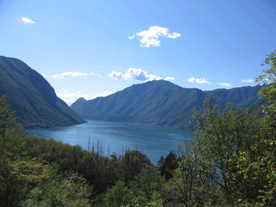Vista Lago del Ceresio (Lugano) zona Porlezza